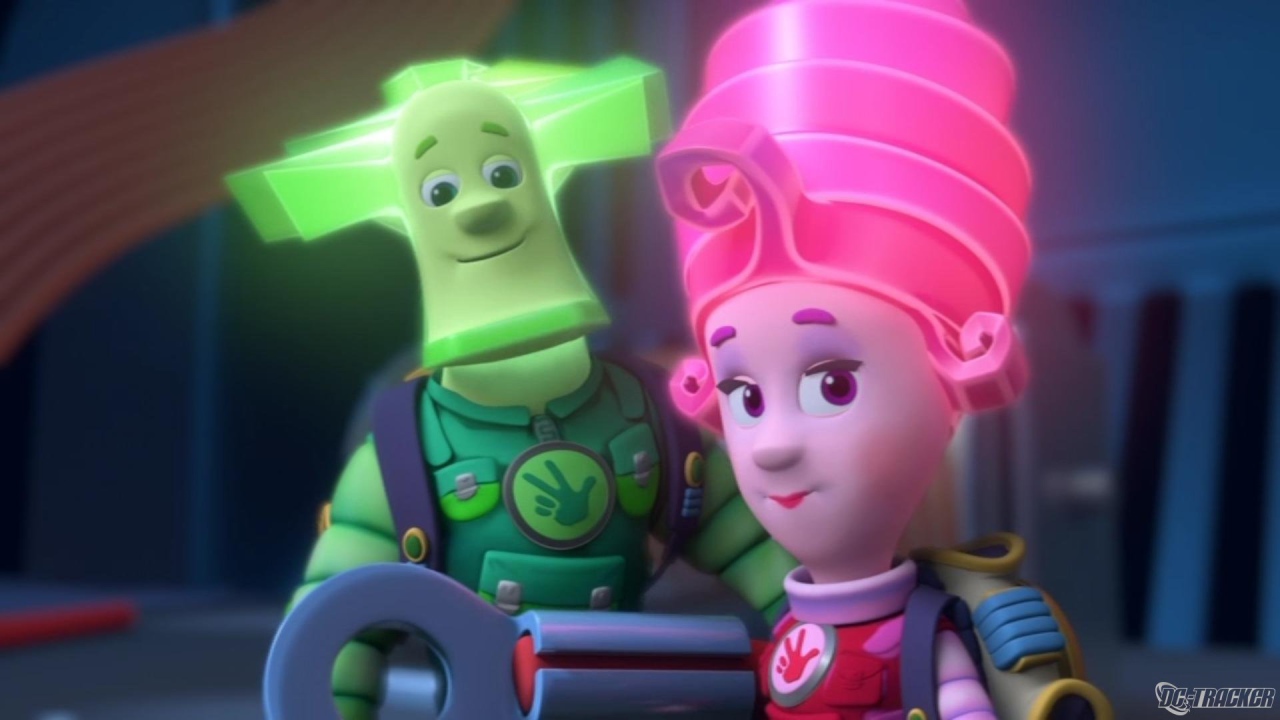 Два героя из мультфильма Фиксики