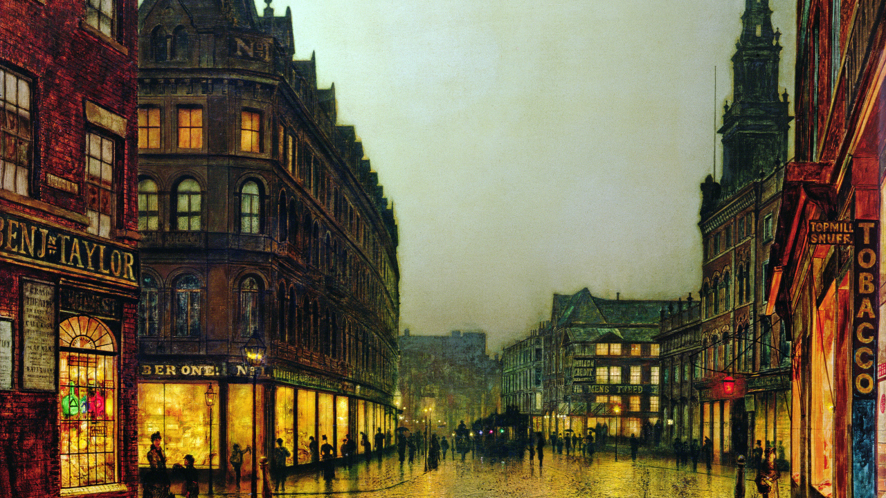 Город после дождя