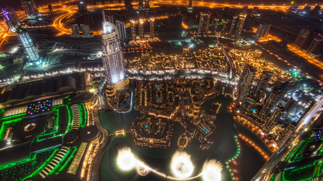 Небоскребы в городе Дубаи