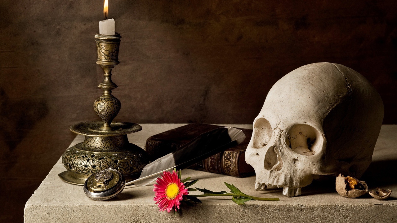 Композиция с черепом