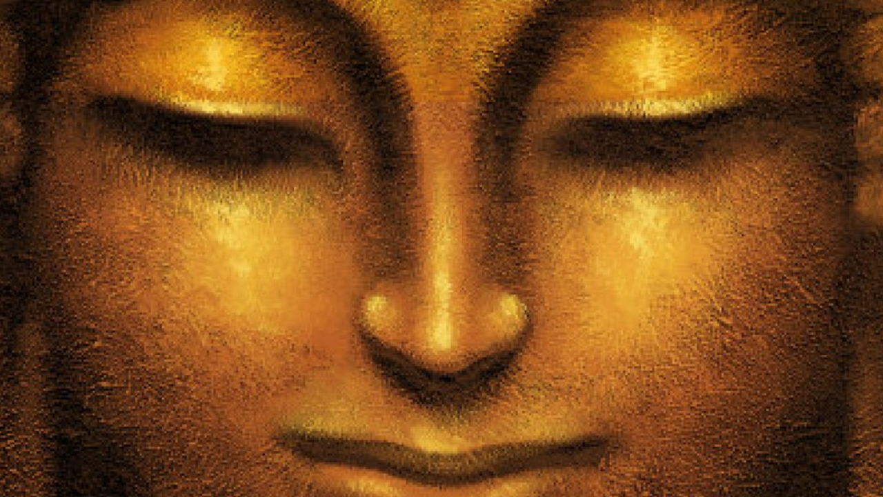 Лицо золотого Будды