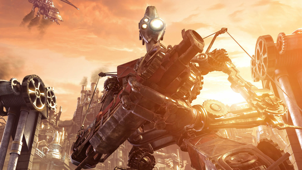 Робот будущего стимпанк