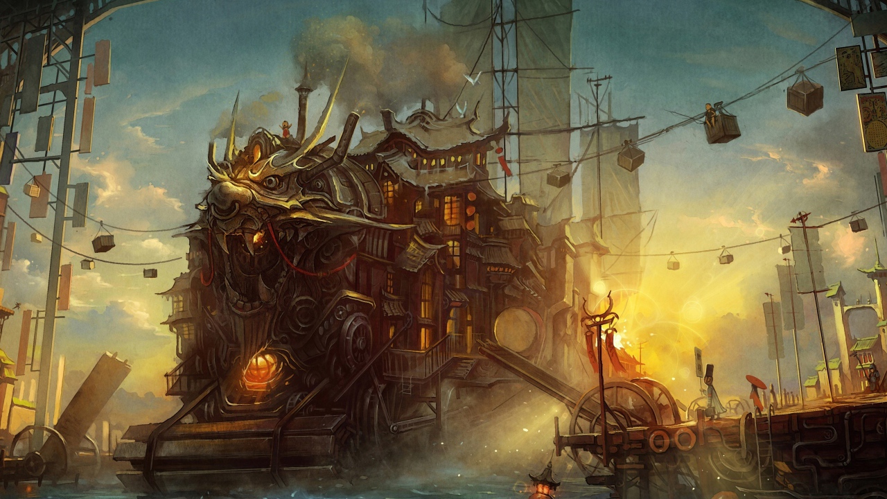 Техно монстр стимпанк