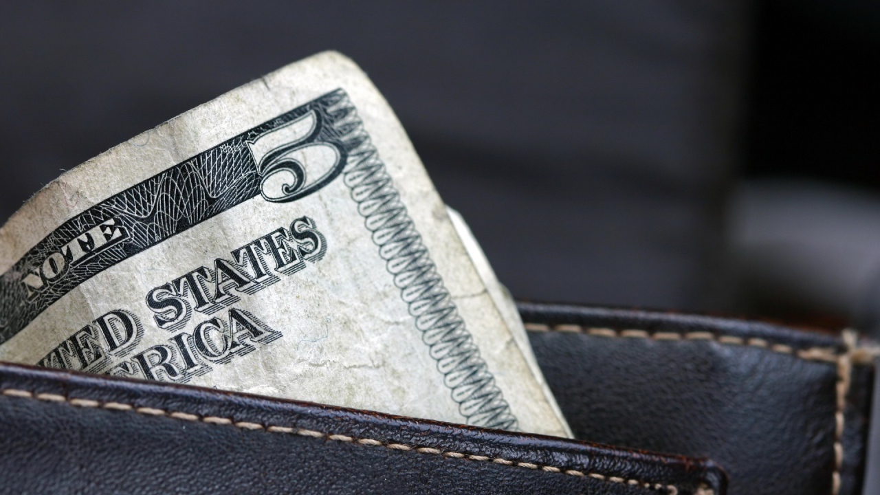 Деньги в кошельке