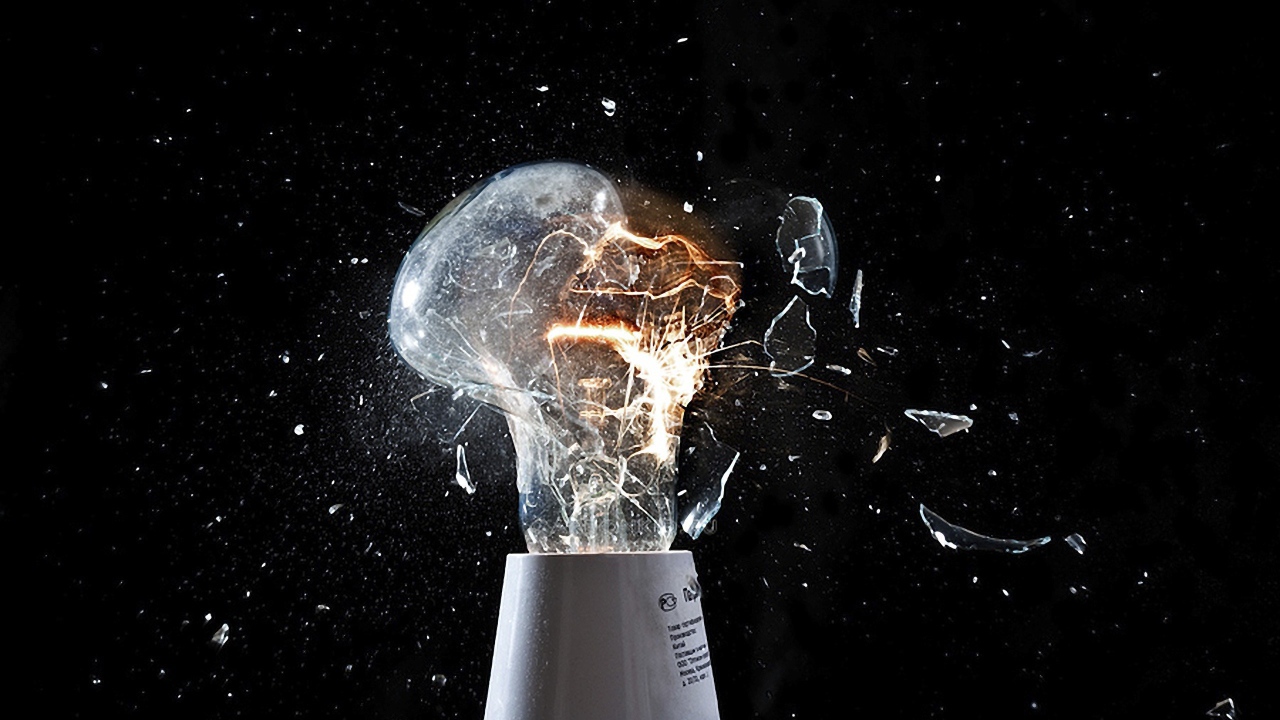 Взрыв лампочки