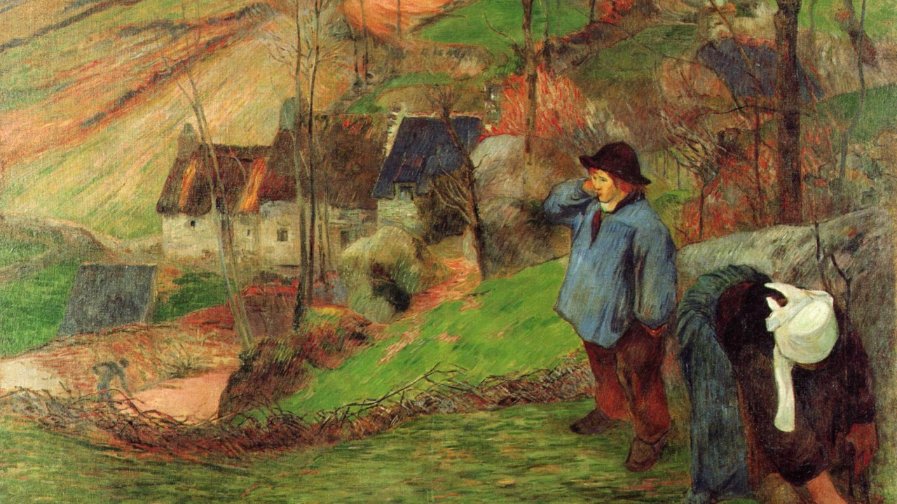 Картина Сезанна - Маленький мальчик