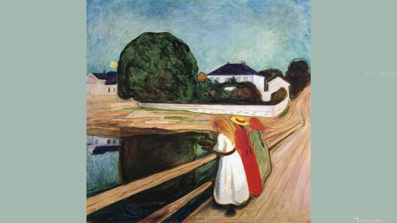 Картина Эдварда Мунка - о - Каффе