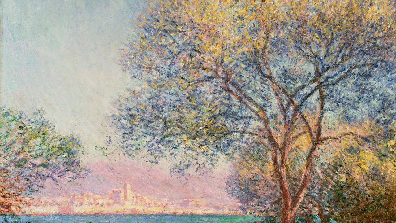 Картина Моне - Антиб утром