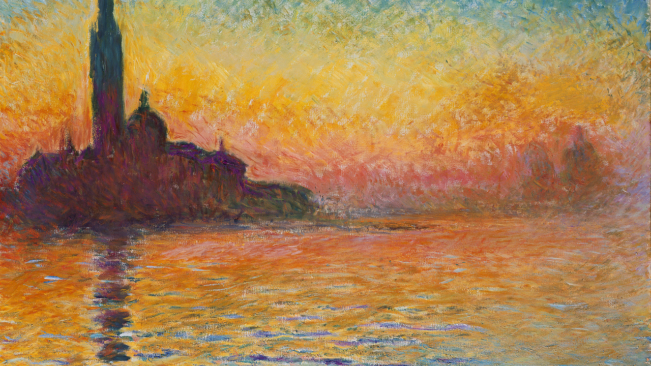 Картина Моне - момент Клод