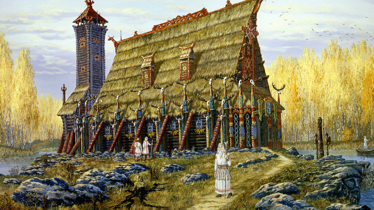 Славянский храм хорса