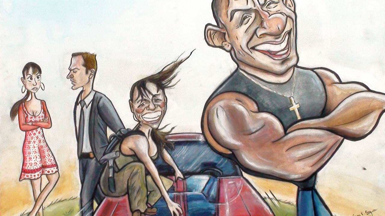 Рисунок к фильму Форсаж 4