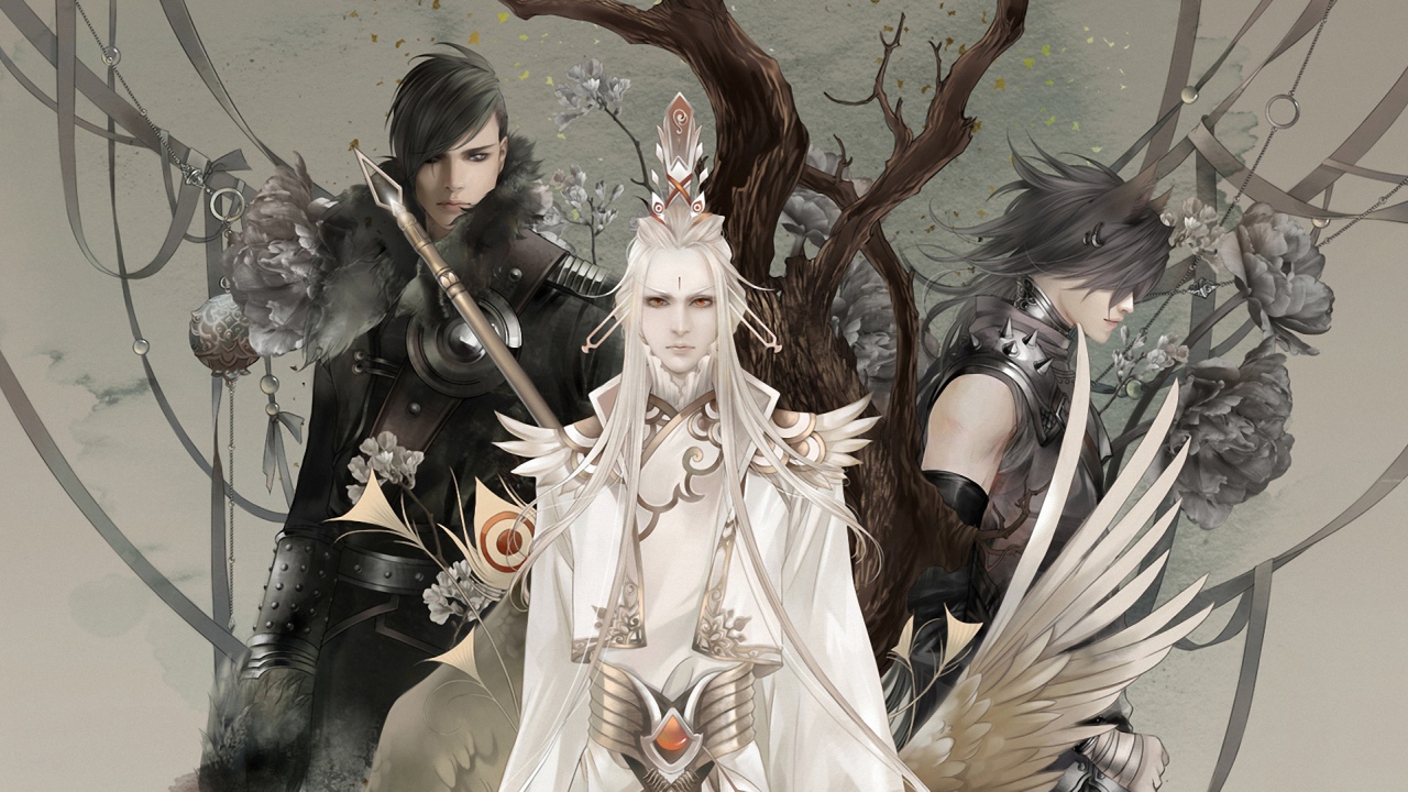 Ангел около дерева