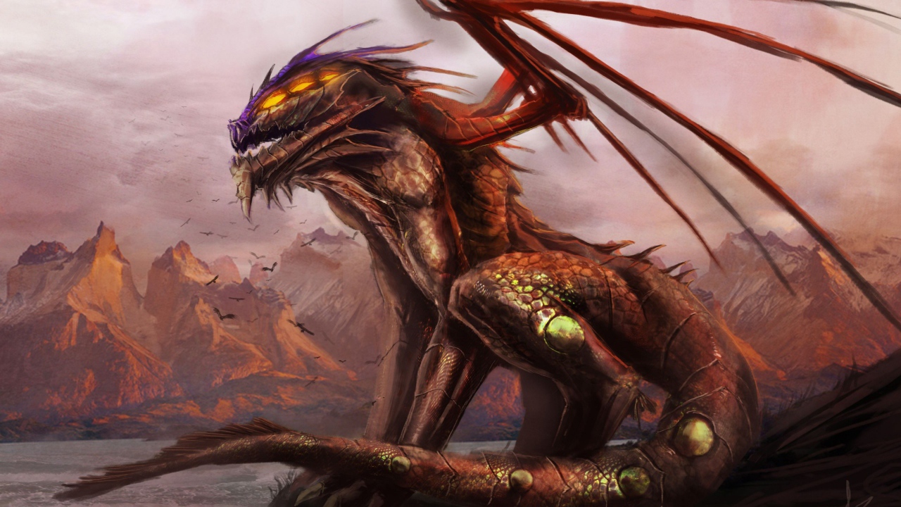 Дракон сидит у моря