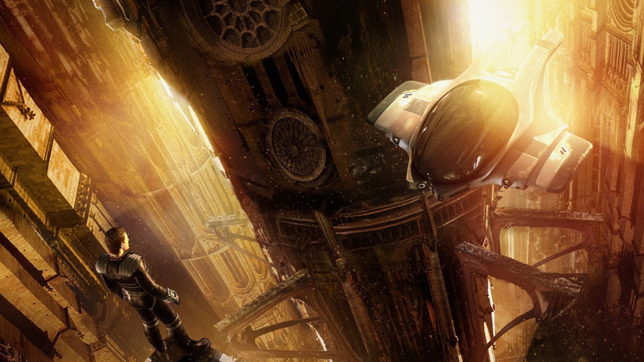 Герой в фантастическом городе