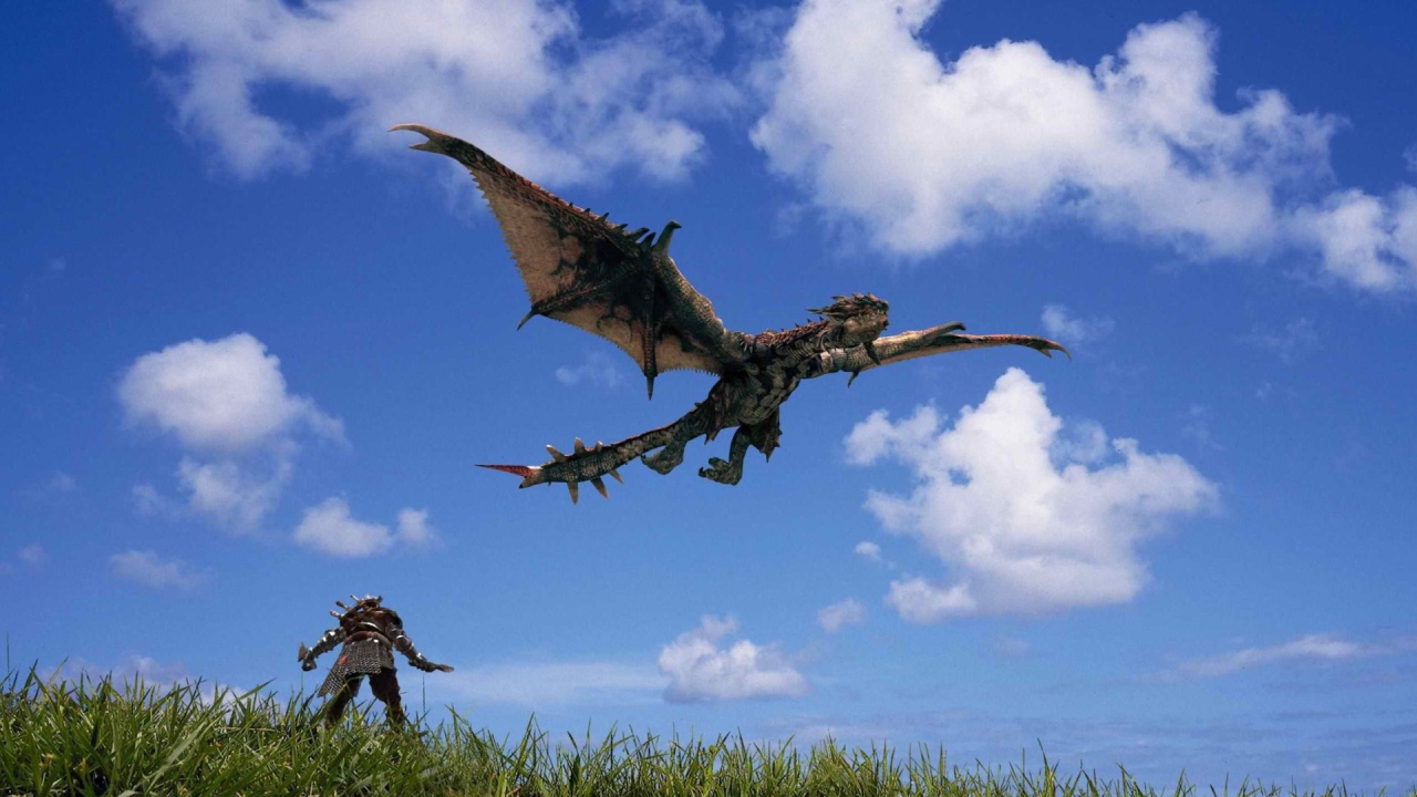 Монстр летит над полем