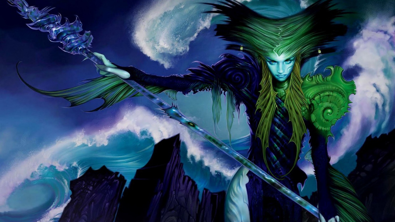 Колдунья с жезлом