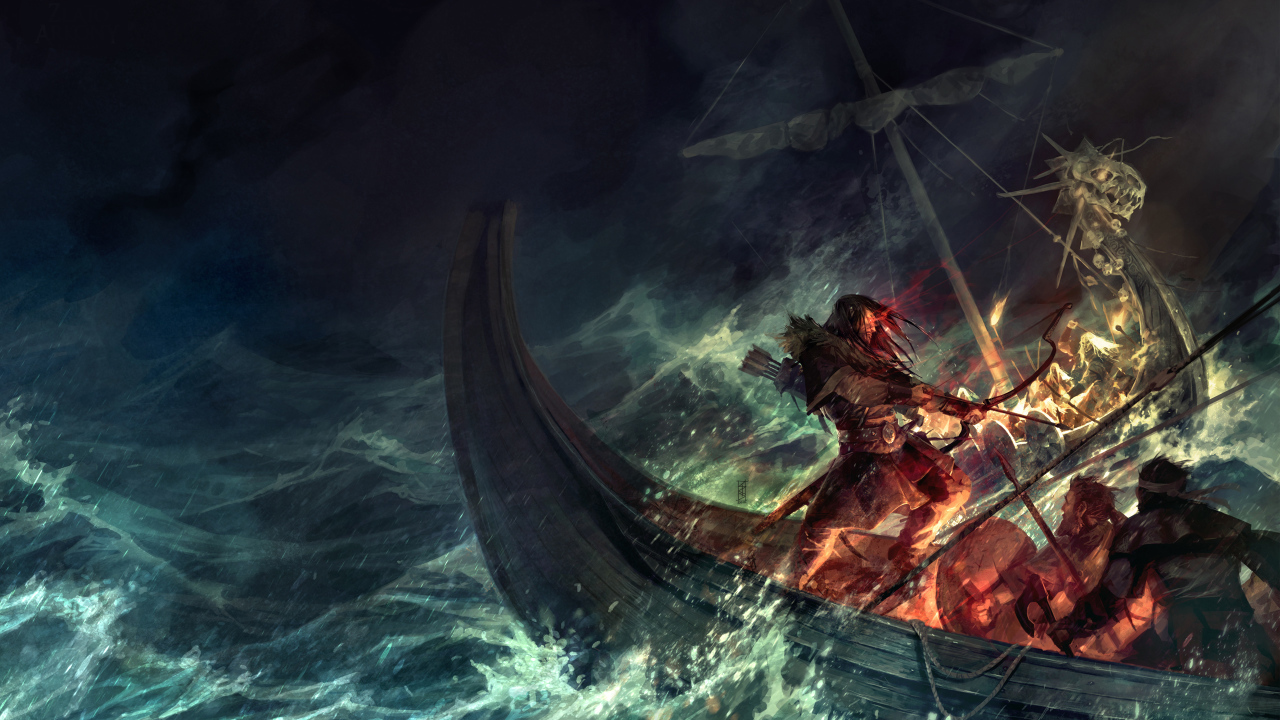 Викинги сражаются со стихией