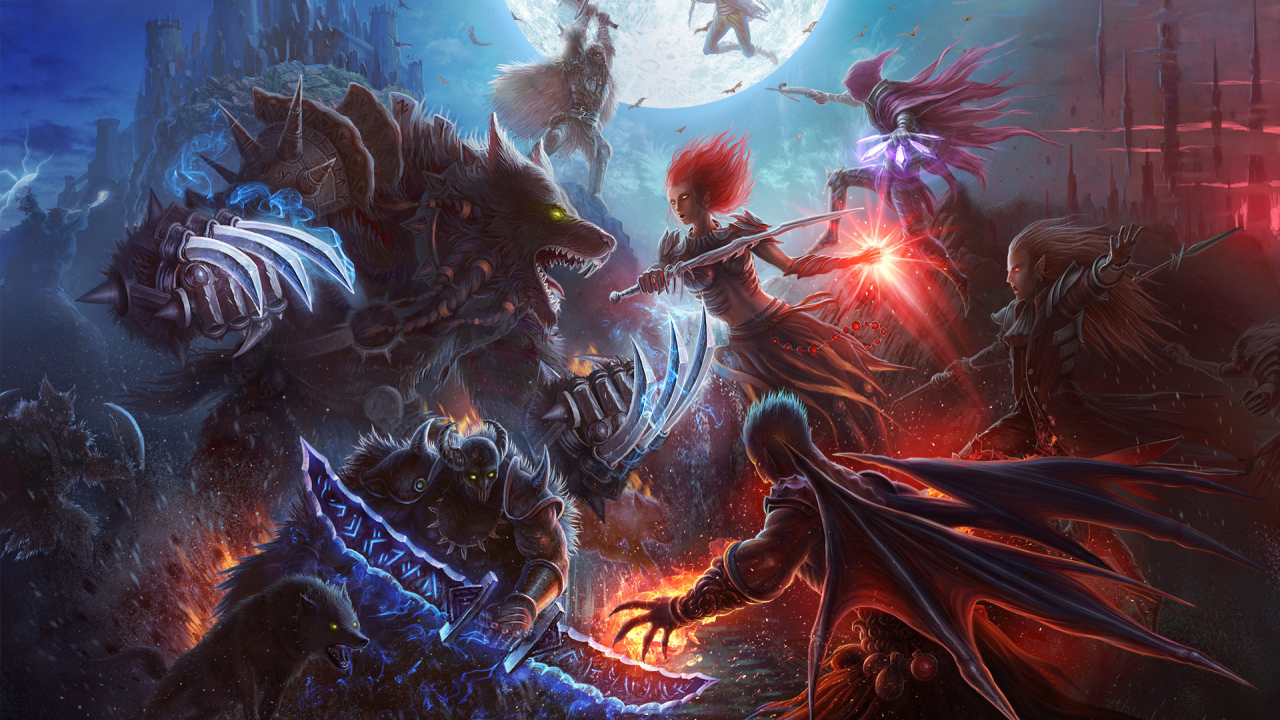 Война вампиров с оборотнями