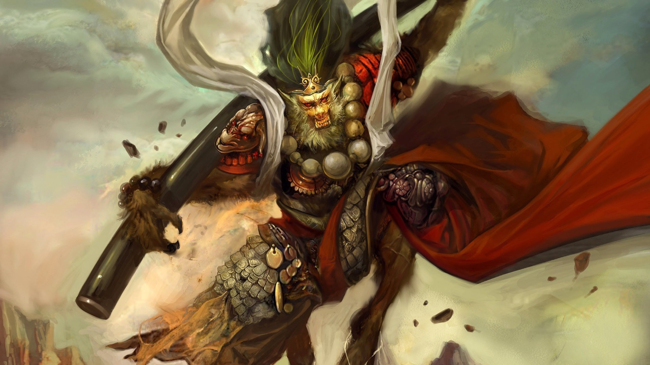 Рисунок фантастического монстра