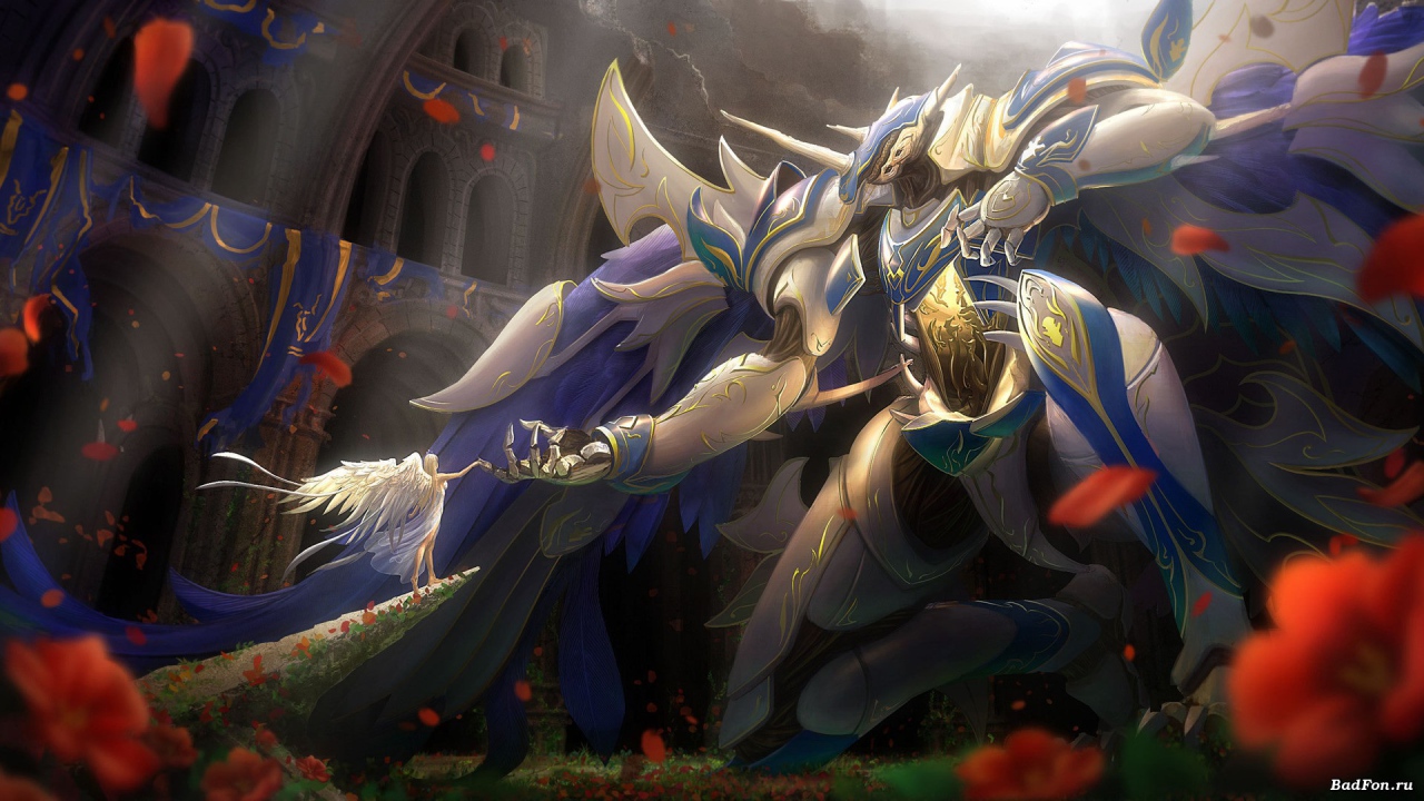 Ангел и большой монстр