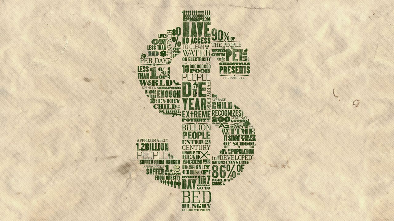 Стильный знак доллара