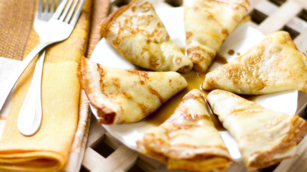 Блины с медом