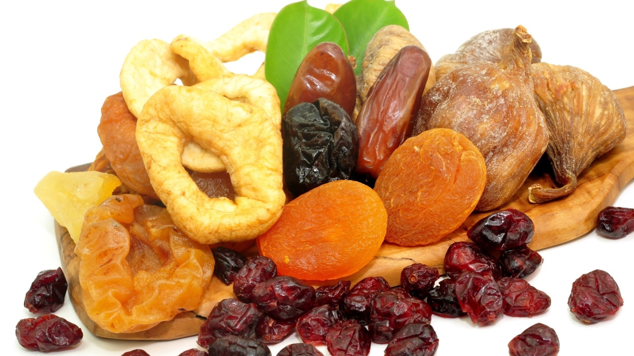 Многообразие сушеных фруктов
