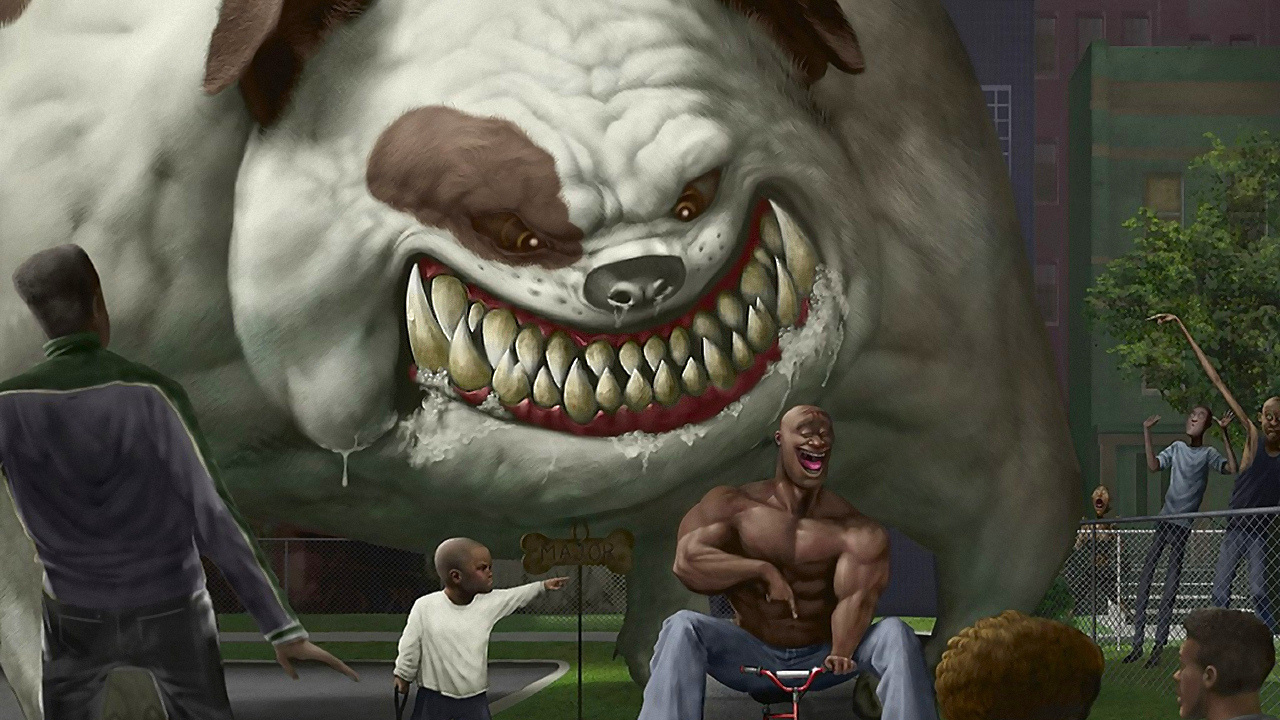 Шутка с собакой