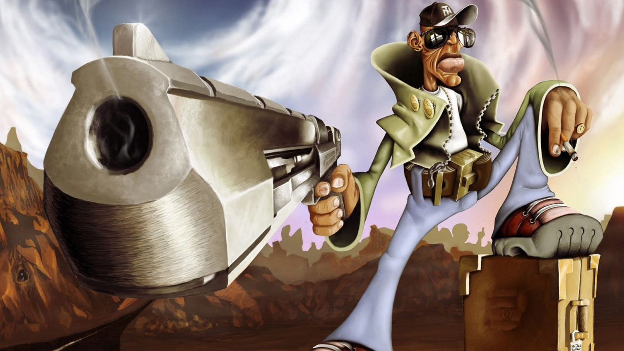 Гангстер с пистолетом