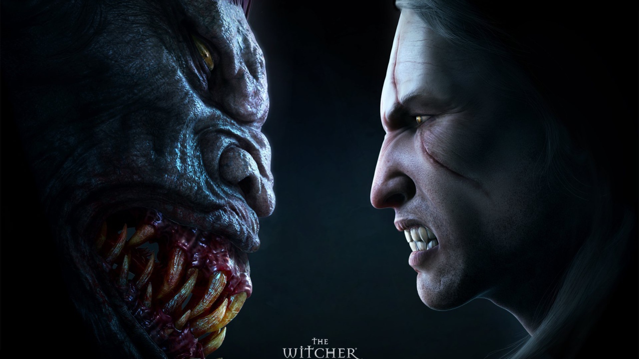 Face to face with a monster from the game The Witcher