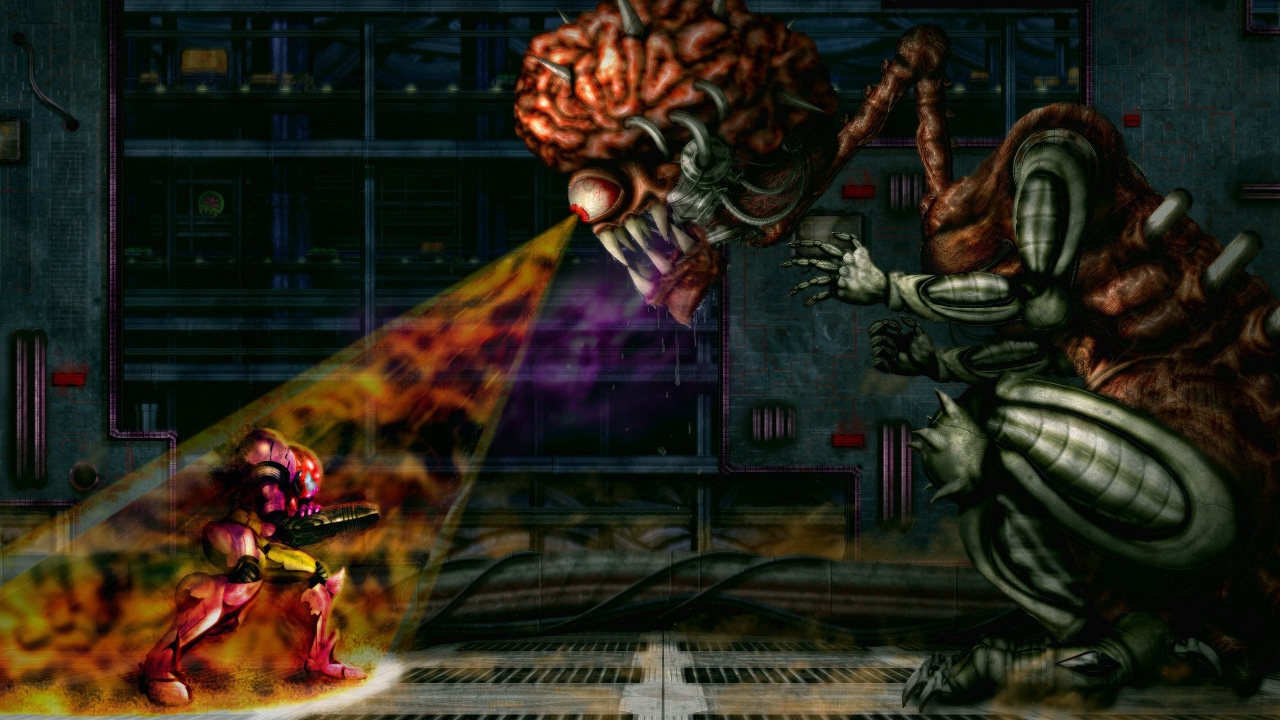 Монстр с острыми зубами