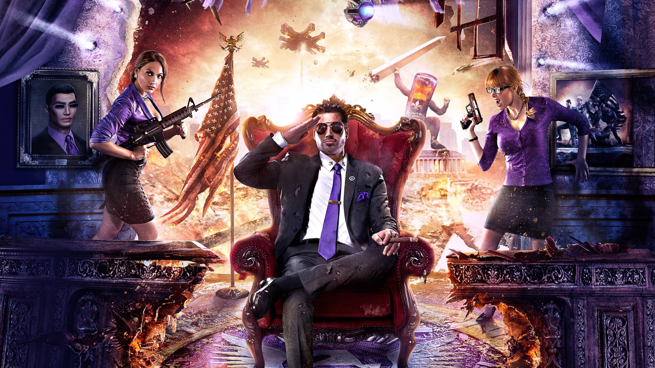 Игра Saints row iv artwork