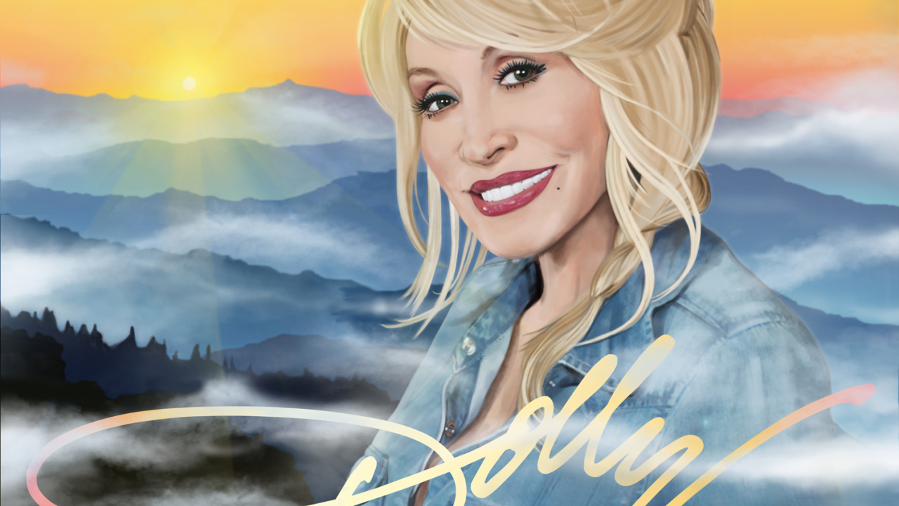 Очаровательная модель Долли Партон