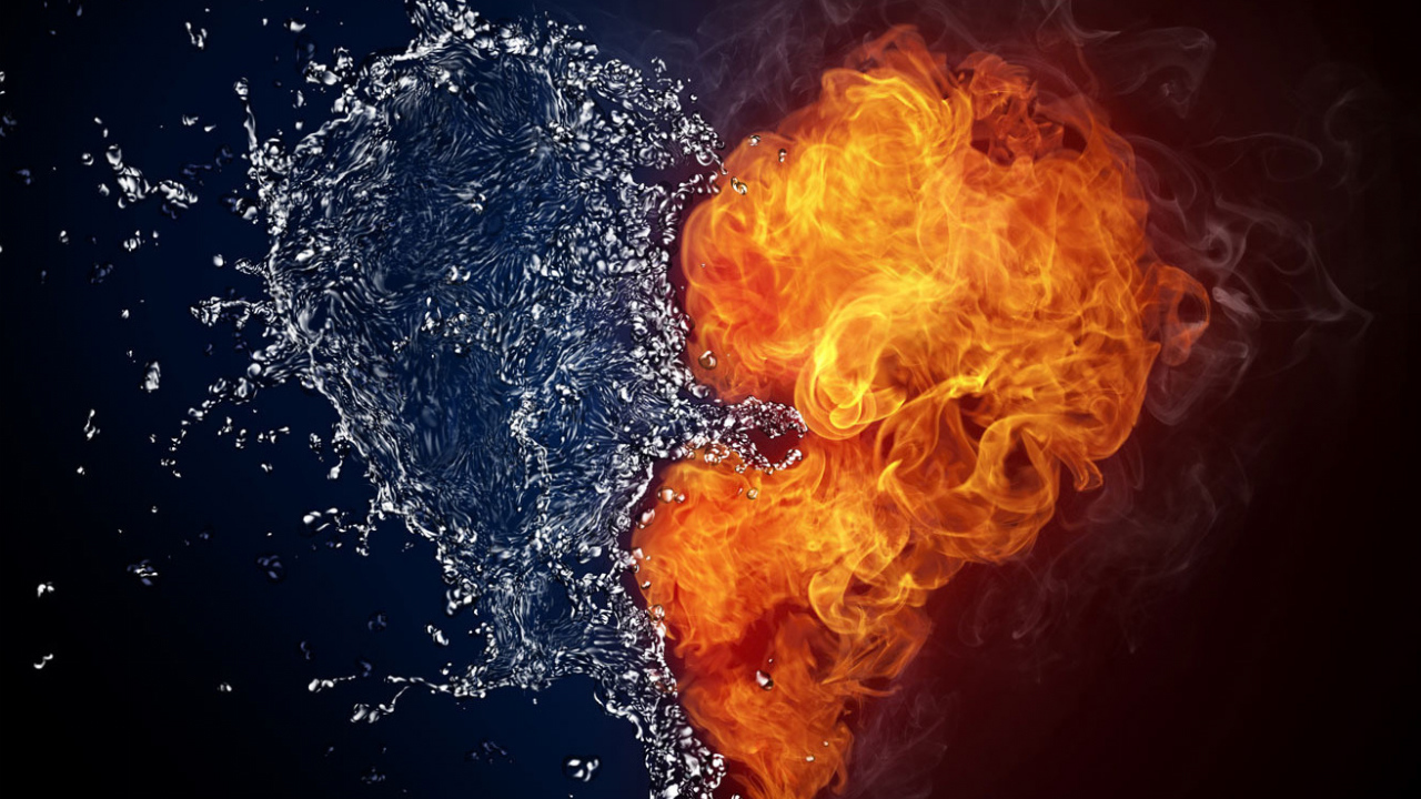 Огонь и вода на День Святого Валентина