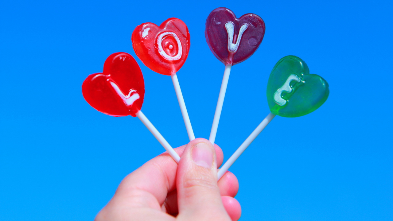 Леденцы на День Влюбленных 14 февраля