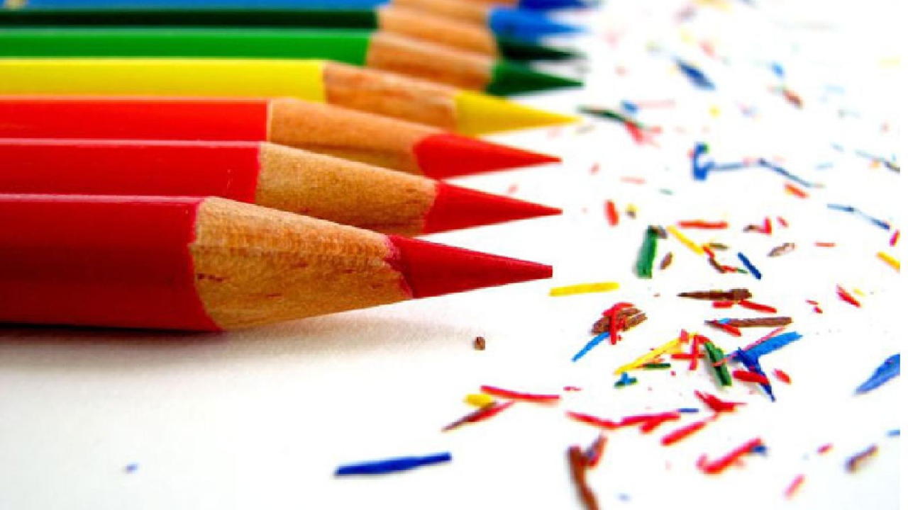 Sharpened pencils Knowledge Day on September 1