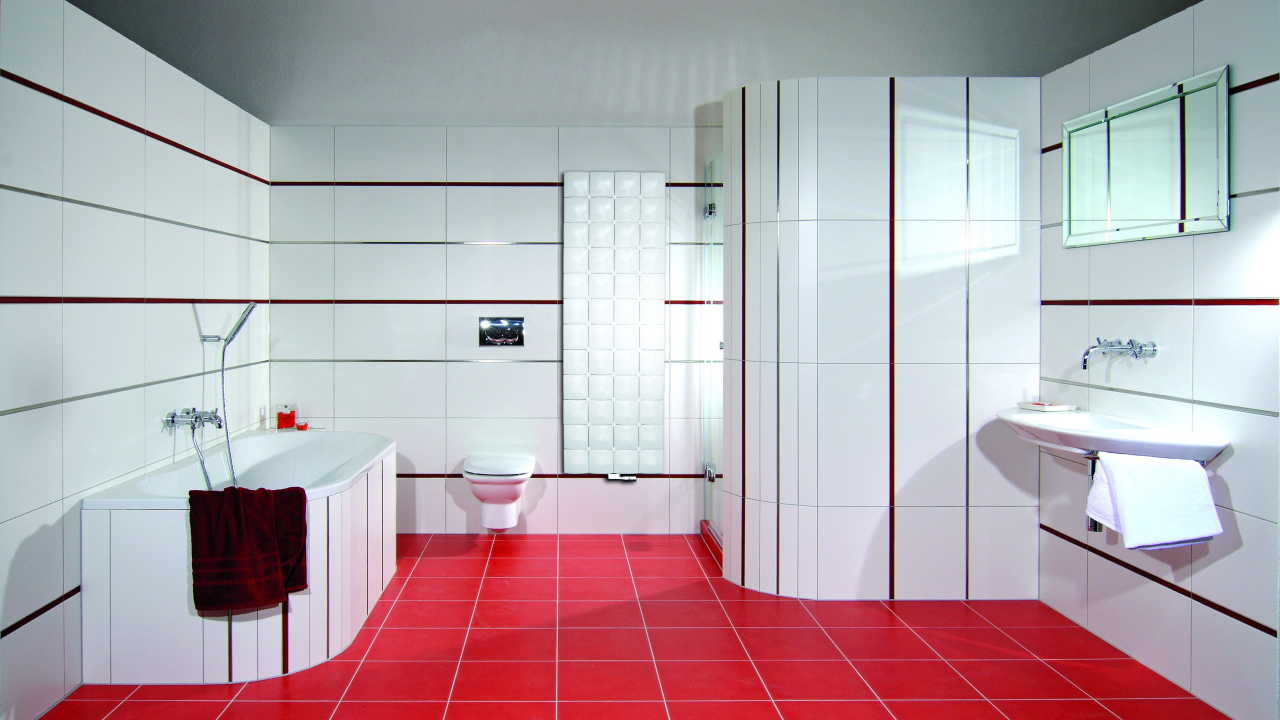 Оригинальный интерьер ванной комнаты