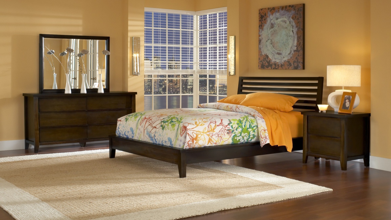 Желтая спальня