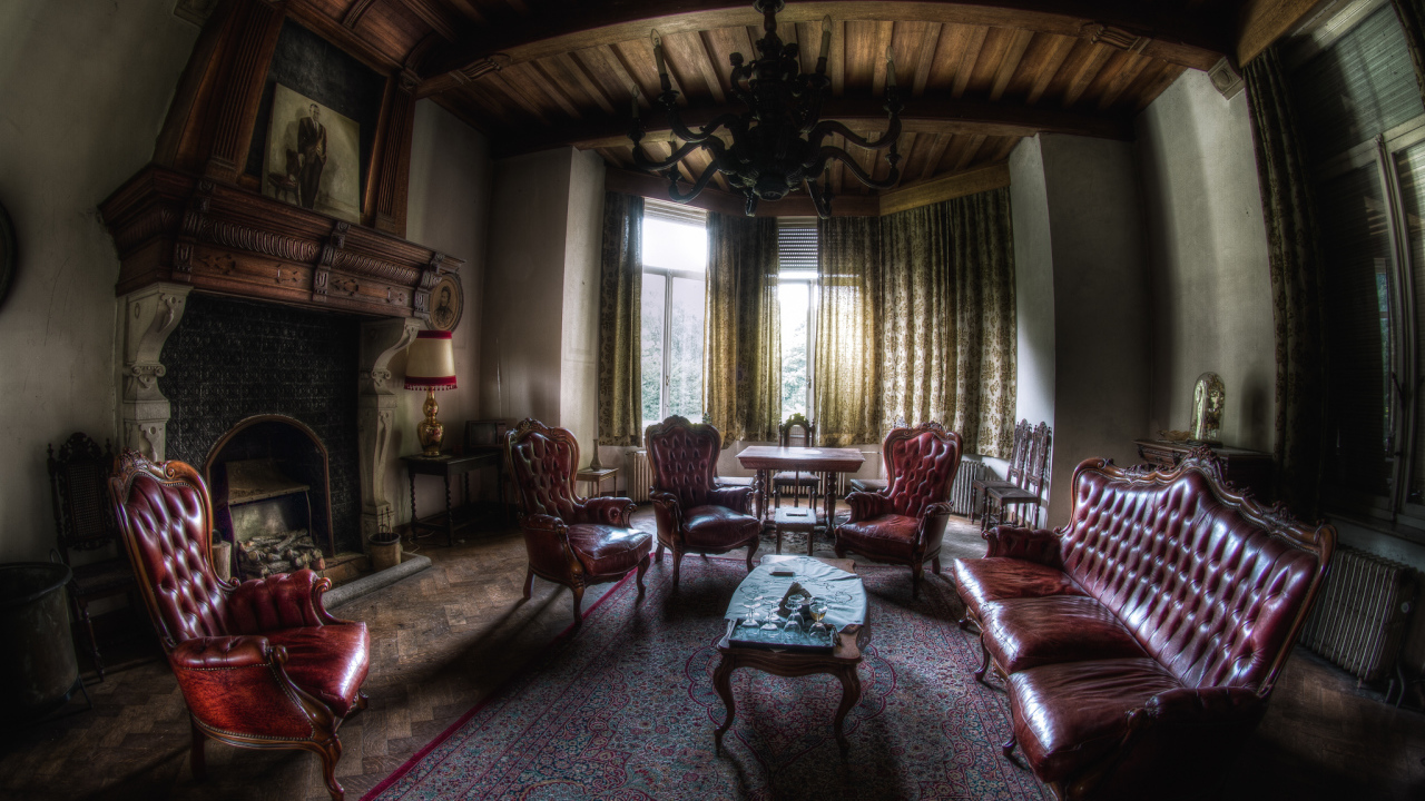 Комната в стиле ретро