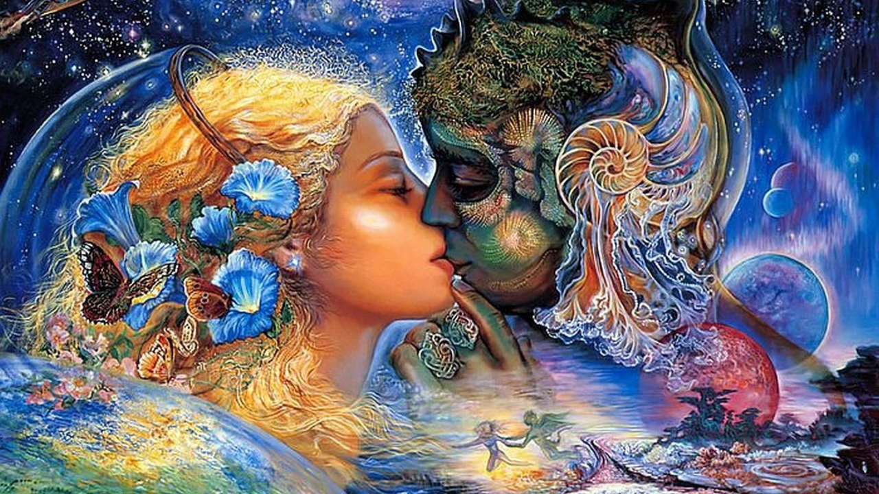 Абстракция с поцелуем