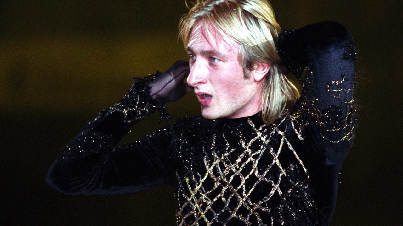 Евгений Плющенко перед выступлением