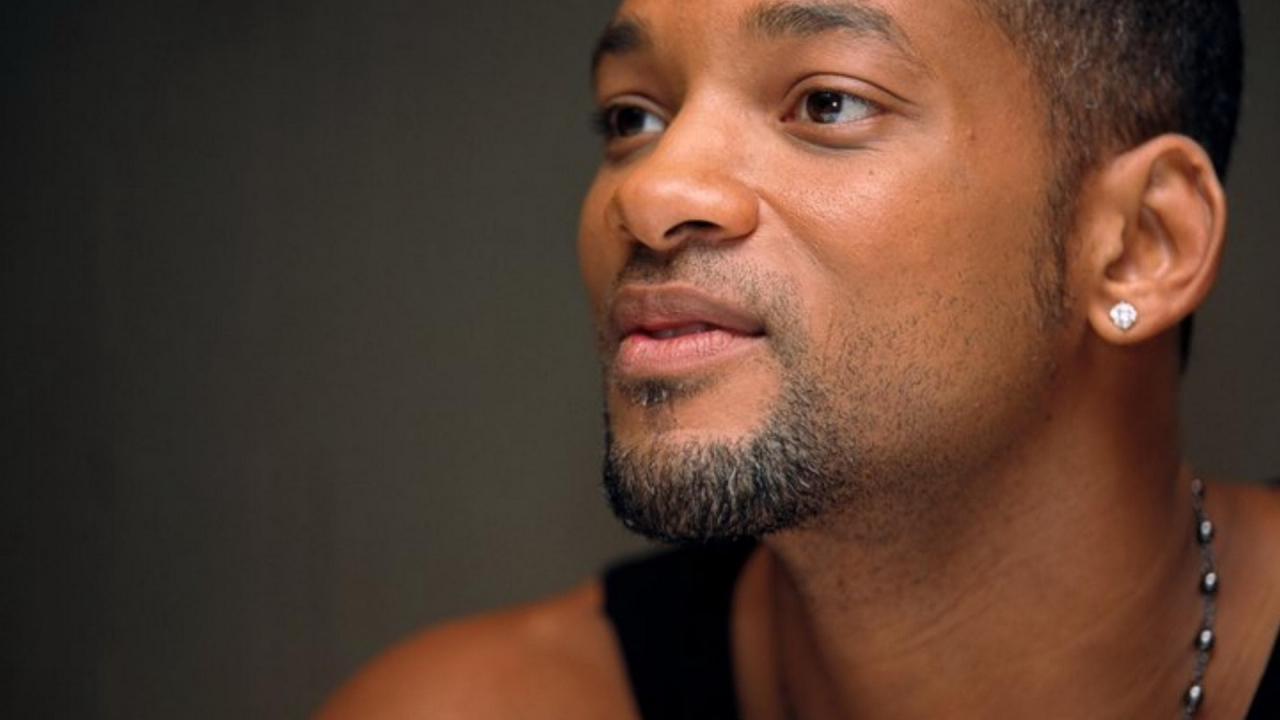 Уилл Смит с алмазной сережкой