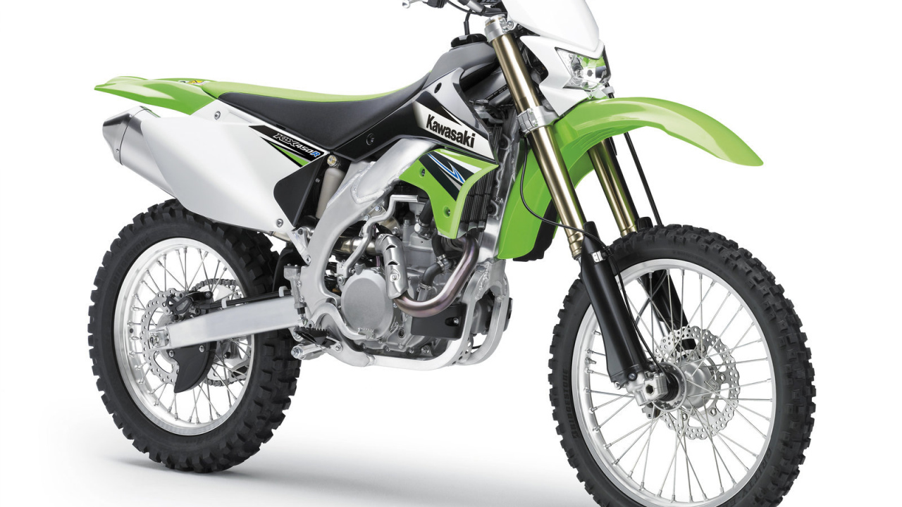 Красивый мотоцикл Kawasaki KLX 450 R
