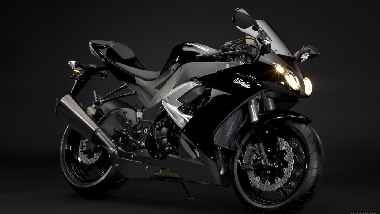Красивый мотоцикл Kawasaki Ninja ZX-10R