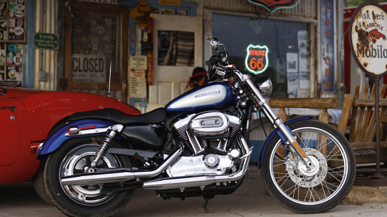 Невероятный мотоцикл Harley-Davidson XL 1200C Sportster Custom