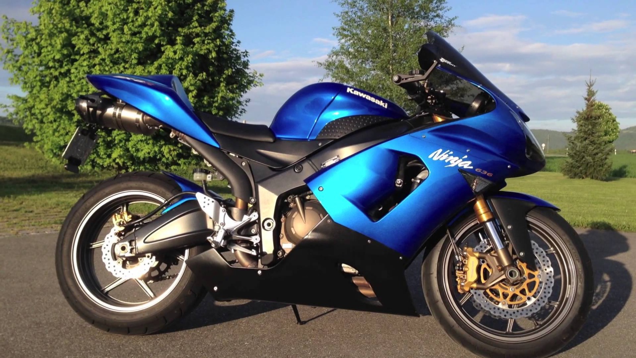 Невероятный мотоцикл Kawasaki Ninja ZX-6R 636 Performance