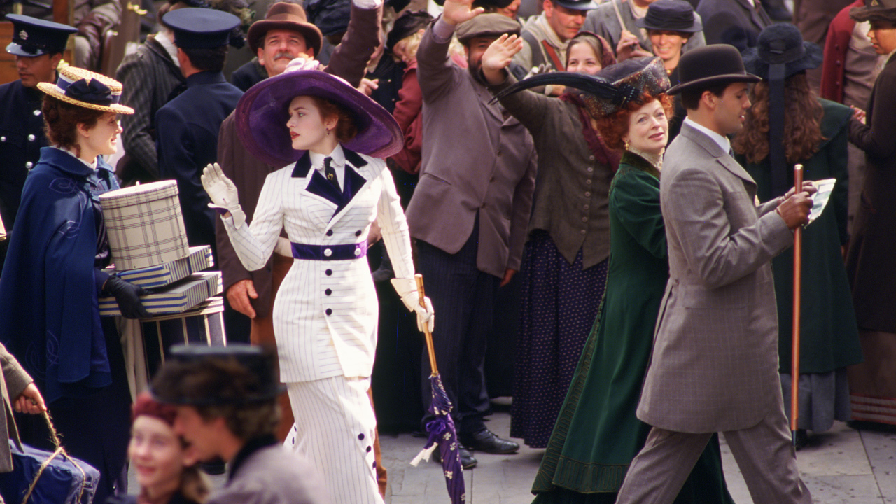 Посадка на корабль в фильме Титаник