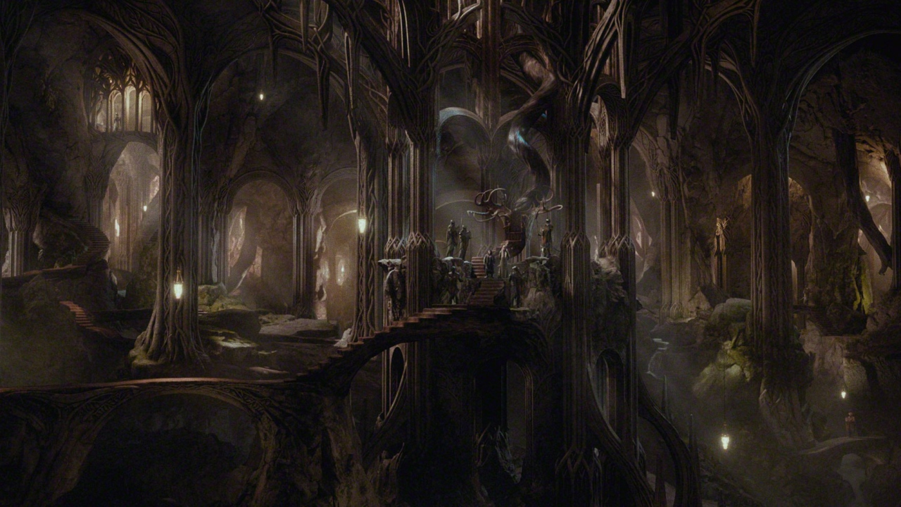 Дворец в фильме Хоббит Битва пяти армий