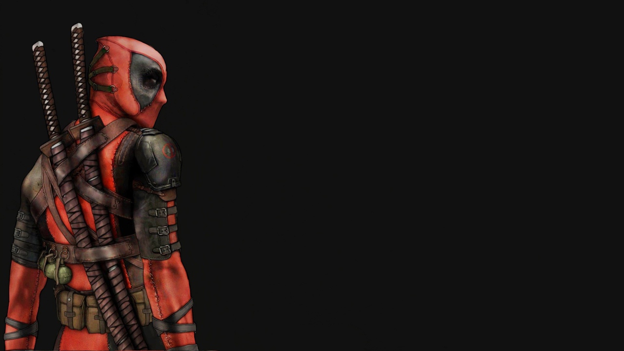 Вайд Вилсон на черном фоне