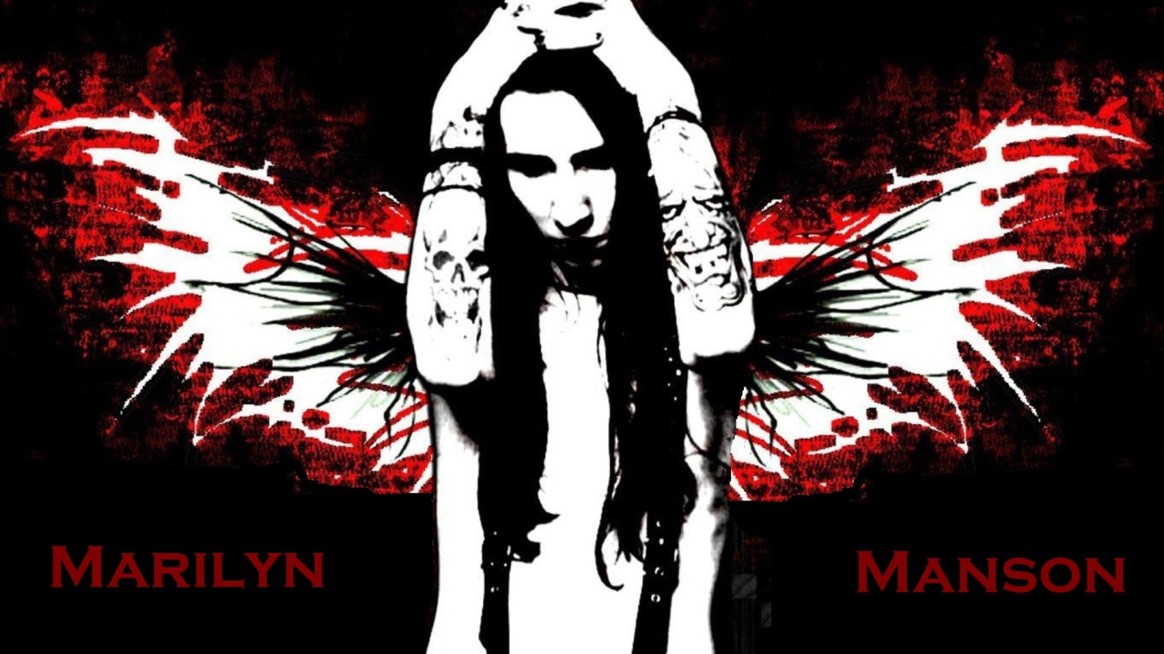Angel Wings in Marilyn Manson